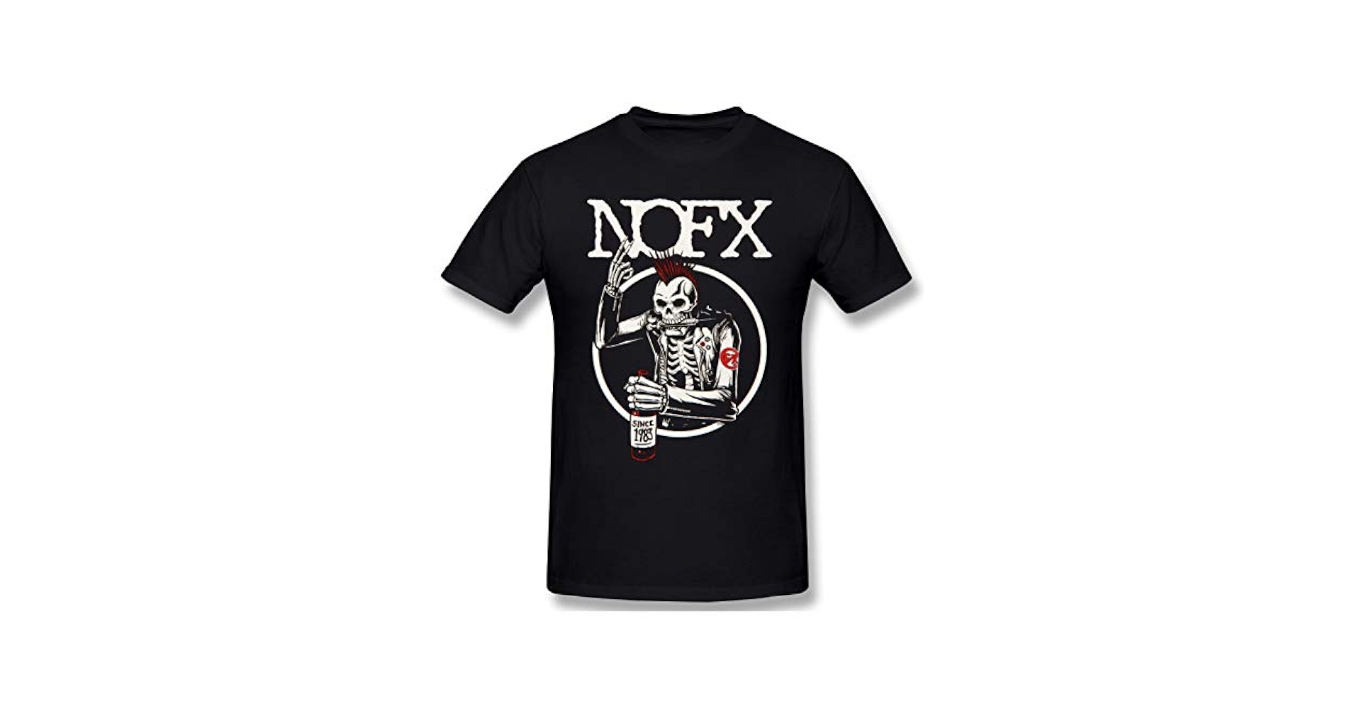 Dannifer NOFX Old Skull t Shirts for Men Short Sleeve Casual